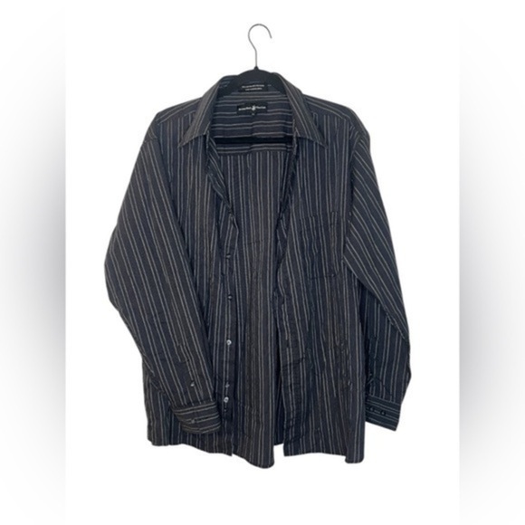 Beverly Hills polo club striped dress shirt - Picture 1 of 3